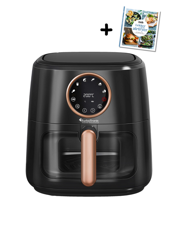 Airfryer TurboTronic  AF-200  zwart (7,6 liter)